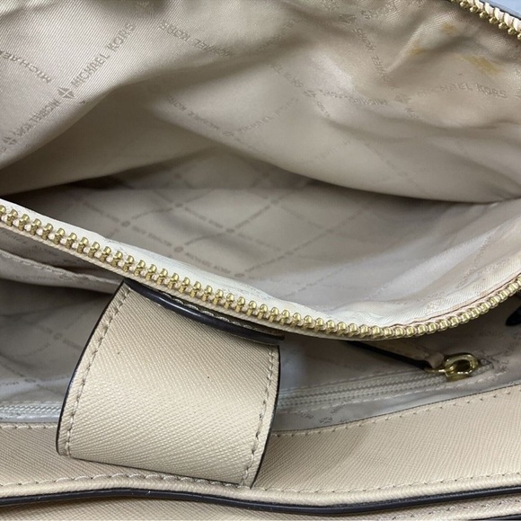 Michael Kors Sutton Khaki Purse Shoulder bag satchel EUC - Picture 9 of 11